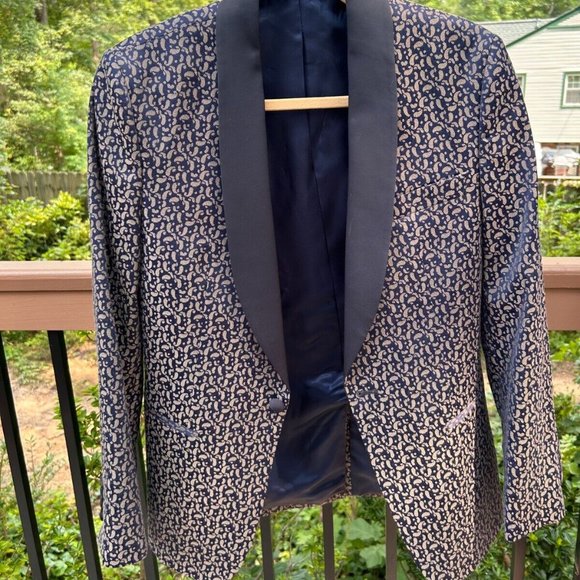 Ron Tomson Patterned Blazer sz 36